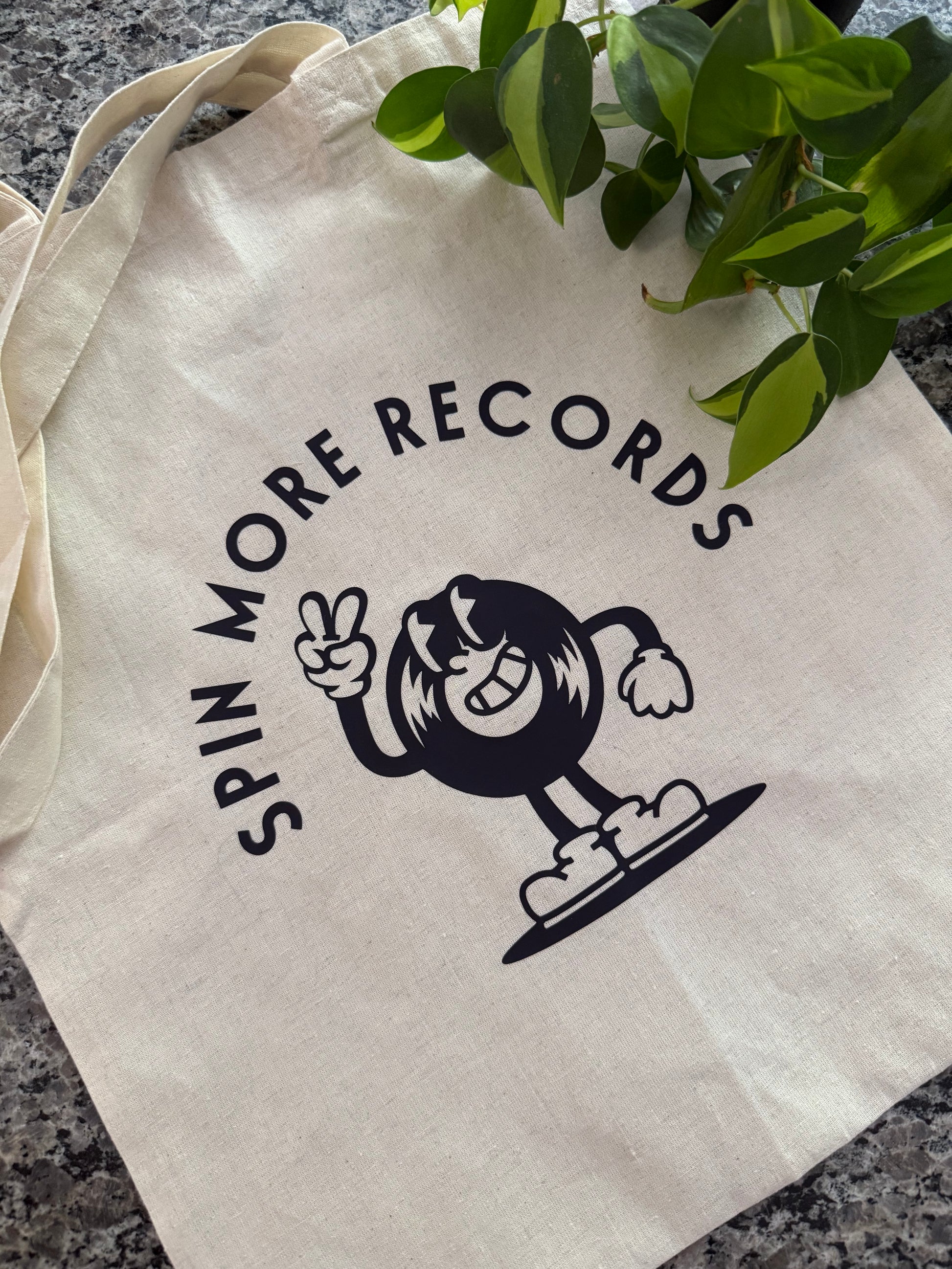 SPIN MORE RECORDS TOTE